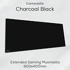 Gamezelle Charcoal Black Stor (Extended) Gaming Musmatta (900x400mm)