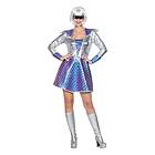 Rymdtjej Metallic Maskeraddräkt Medium