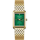 Rosefield Heirloom Emerald Dial Steel Gold HEGSG-H05