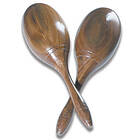 Trophy Exotic Dark Wood Maracas