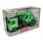 Wader Vadare Green 38 Cm Medium Truck Crane I Låda