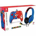 PDP Mario bundle Airlite Headset & Mario Power Pose Controller