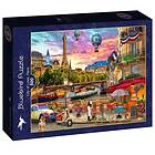 Bluebird Puzzle Pussel City of Love, Paris, 500 Bitar