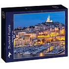 Bluebird Puzzle Pussel Marseille, la Nuit, 500 Bitar