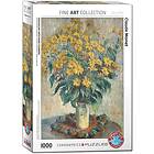 Eurographics : Claude Monet Jerusalem Artichoke Flowers (1000)