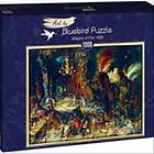 Bluebird Puzzle : Jan Bruegel the Elder Allegory of Fire, 1608 (1000)