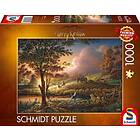Schmidt : Terry Redlin Harvest in the Glow of the Sun (1000)
