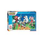 Clementoni Jigsaw Puzzle Super Color Maxi Sonic 104pcs. Golv