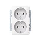 ABB Saga 302EUC-916 Vägguttagsinsats 2-vägs, utan ram