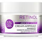 Eveline Cosmetics Cream-Ampoule Retinol Regenererande nattkräm Mot de första tecknen på hudens åldrande 50ml