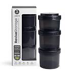 Smartshake Revive Storage 3 pack Black 1x150ml 2x200ml