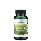 Swanson Full Spectrum Ginger & Turmeric 2-in-1 Formula 60 kapslar