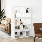vidaXL Rumsavdelare vit 100x33x156,5 cm konstruerat trä