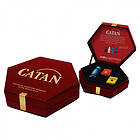 Premium Catan: Gemstone Robbers with Metal Dice Aquamarine