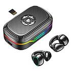 MTK MP3 Bluetooth trådlösa hörlurar RGB Clip-On Earbud Headset