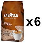 Lavazza Crema e Aroma kaffebönor 1000g x6