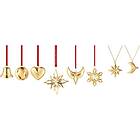 Georg Jensen Christmas Collection 2024 Gift Set juldekorationer 8 delar, 18K gul