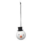 Hoptimist Snowman Ornament Hoptimist 2 st - 5,2x5,8x6,8cm