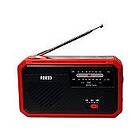 AM FM Radio Solar Laddning Handvev LED-Ficklampa PowerBank