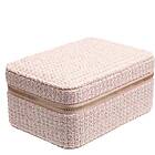 Dark Tweed Jewellery Box Light Rose