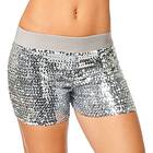 Paljettshorts Silver Small/Medium