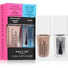 Nails Inc . Gimme Strength & Better On Top kit med nagellack