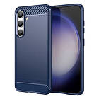Inskal Samsung Galaxy S24 Brushed Carbon Skal