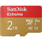 SanDisk Extreme MicroSD/SD - 240MB/s - 2TB