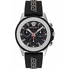 Versace VE3J00222 Greca Action Svart/Gummi Ø45 mm