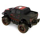 Fjernstyret Mud Off-Road Truck 1:18 Sort/Rød, 2,4G