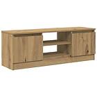 vidaXL Tv-bänk artisan ek 102x30x36 cm konstruerat trä