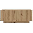 vidaXL Sängbord ek 100x35x40 cm konstruerat trä