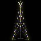 vidaXL Julgransbelysning 483 LEDs färgglad 240 cm