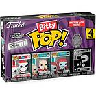 Funko Bitty Pop! 4-pack: Disney The Nightmare Before Christmas 30th Santa Jack Skellington Vinyl Figures