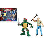 Bandai : 2 Pack Action Figure VS TMNT vs Stranger Things (Raphael & Hopper)
