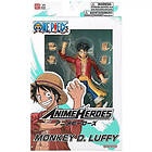 Bandai Anime Heroes: One Piece Monkey D. Luffy (renewal Version) Action Figure (