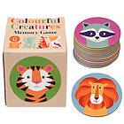 Memory game (24 pieces) Colourful Creatures (häftad, eng)