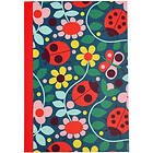 A5 notebook Ladybird (häftad, eng)