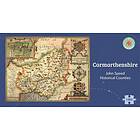 Carmarthenshire Historical 1610 Map 1000 Piece Puzzle (häftad, eng)