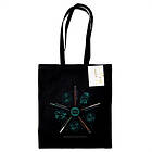 Harry Potter (Wands) Black Tote Bag (häftad, eng)