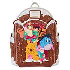 Loungefly Disney: Winnie The Pooh Holiday Scene Pooh And Friends Mini Backpack (