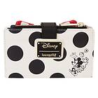 Loungefly Disney: Minnie Rocks The Dots Classic Flap Wallet (wdwa2933)