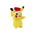 Pokemon Pkw 8" Seasonal Plush (Holiday) Pikachu With Santa Hat W4