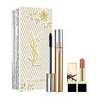 Yves Saint Laurent Smink set (7.5 ml Volume Effet Faux Cils, Mini Lipstick Pur Couture Nude Muse)