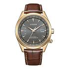 Citizen CB0273-11H Radio Controlled Grå/Läder Ø43 mm
