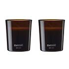 Meraki doftljus 15 timmar 2-pack Dark wood