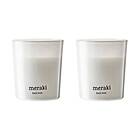 Meraki doftljus 15 timmar 2-pack Fresh Linen