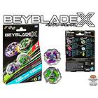 Hasbro Beyblade X Knife Shinobi 4-80HN and Keel Shark 3-80F Top Dual Pack Set, A