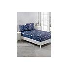 EnLora Home Lakan Enkelt 100x200 cm+Kuddfodral Mörkblå 162ELR0519