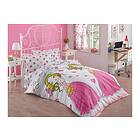 Eponj Home Bäddset Enkelt 3-dels Vit/Rosa/Multi 143EPJ1347